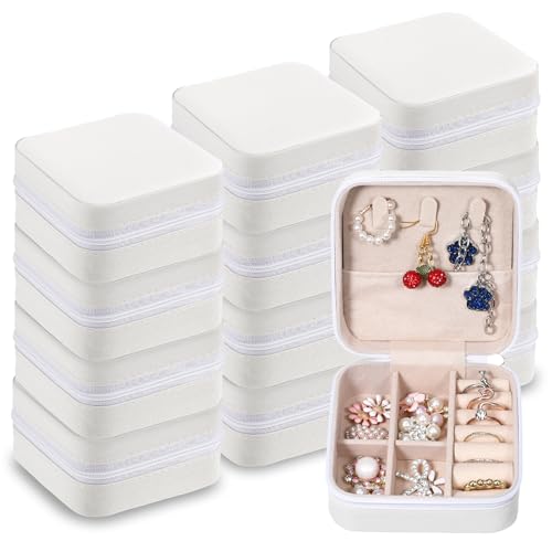 SHENLIU 12 Pcs Travel Jewelry Case