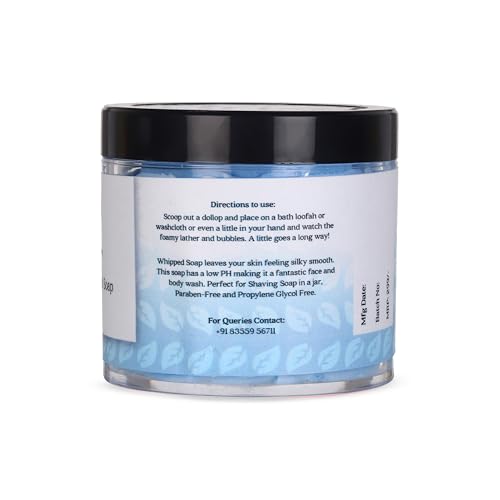 Image of Marine Whipped Soap for Cleansing | Creamy Bath soap for Smooth & Refreshing Skin | Helps Cleanse, Soft Texture, Hydrating Even Tone | Daily Bathing Bars for Moisturized & Nourished Skin