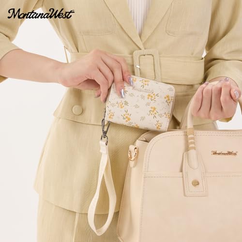 Image of Montana West Small Wallet for Women Female Ladies with a Detachable Wristlet Womens Wallet with Rfid Blocking Lining Minimalist Lightweight & Easy to Carry