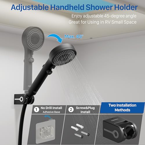 image for Awelife RV Shower Head with Hose, High Pressure Shower Head with Handh