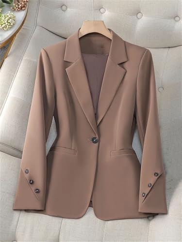 Women Blazer Spring Autumn Office Business Work Wear Formal Jacket Coat2