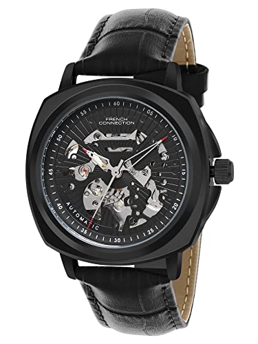 French Connection Analog Black Dial Mens Leather Watch-Fca03-2 (B0BHL3DSB1) Amazon Price History, Amazon Price Tracker