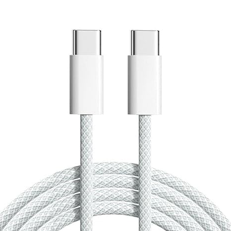 Image of Original 20W Fast PD Fast Charging C to C Cable for 15| 15 Pro| 15 Plus| 15 Pro max (White)