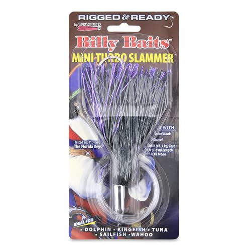 Billy Baits - Mini Turbo Slammer Señuelo Rigged & Ready Mono