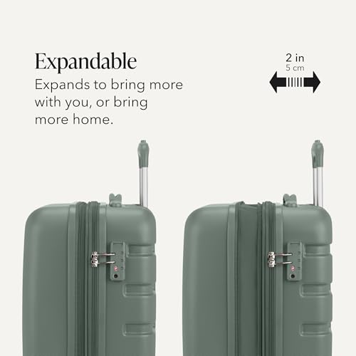 Image of SwissGear 7366, Olive, 2-Piece Set (19 /27), Signature Hardside Expandable Luggage With Spinner Wheels