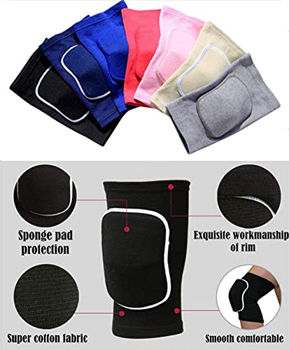 Image of serveuttam Knee Pad for Men Women - Dancing Knee Pads Easy to Wear | Heavy front Padding to Protect from Injuries | Knee pad for Dance Yoga Riding Cycling Skating (Black, L)