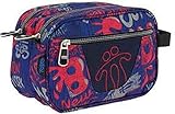 Estuche escolar dos compartimentos estampado backside - Plastilina