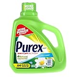 Purex Liquid Laundry Detergent, Natural Elements Linen & Lilies, 150 Fluid Ounces, 115 Loads