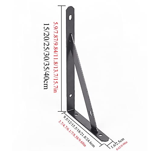 Gain de place support d'étagère robuste en métal pour meuble suspendu rigide - 3