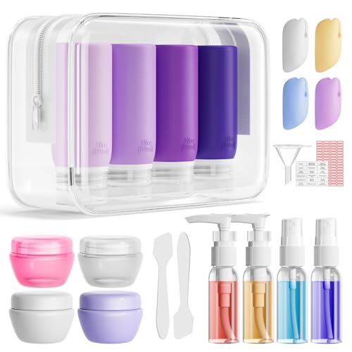 Muslish 21 Pack Travel Bottles Set
