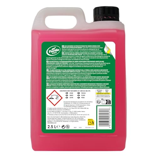 Turtle Wax Hybrid Snow Foam 2,5 l Bubble Gum Autoshampoo – Autoreinigung und -aufbereitung mit ausgeglichenem pH-Wert… – Ansicht 6