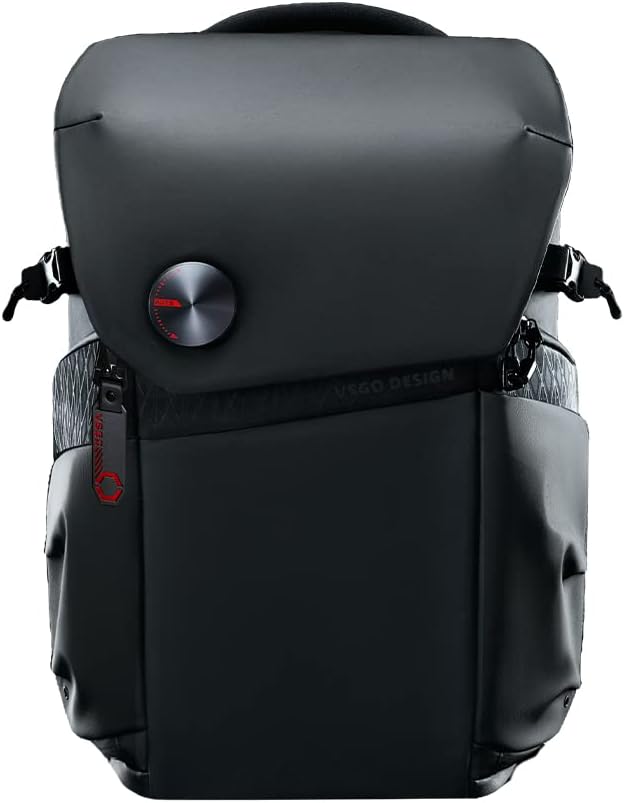 VSGO Camera and Drone Backpack Waterproof, Photography Backpack Compatible for DJI AVATA/Mini 3 Pro/Mavic 3,Sony,Canon,Nikon,DSLR/SLR,Camera And 15.6 Inch Laptops