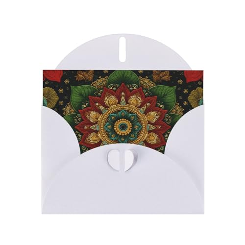 Brokat Cloud Garments Print Grußkarte, personalisierte Perlpapier-Geburtstagskarten für Geburtstag, Hochzeit, Einladungen, Dankeschön