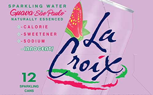 Image of La Croix Sparkling Water, Guava Sao Paulo, 12 Fl Oz (pack of 12)