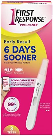 First Response Early Result Pregnancy Test, 3 Pack (Packaging & Test Design May Vary)