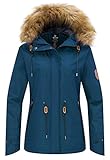 Calda & Confortevole - Questa giacca antivento da donna è progettata per garantire praticità, funzionalità e stile. L'isolamento di alta qualità fornisce un calore eccellente, permettendovi di praticare qualsiasi attività all'aperto anche a temperature estremamente basse. Indipendentemente dalle condizioni atmosferiche, questo cappotto invernale vi terrà a vostro agio per tutto il giorno.