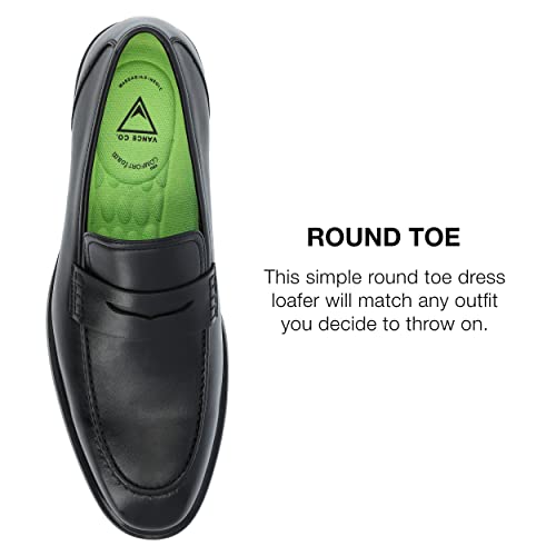 Vance Co. Men's Keith Loafer, Black, 123