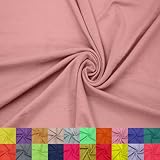 Stylish FABRIC 60' Wide Rayon Spandex Jersey Knit Fabric by The Yard-4-Way Stretch, 200GSM, Medium Weight-Soft & Breathable-Apparel, Accessories, Maternity & Decorations, Dusty Pink 1 Yard