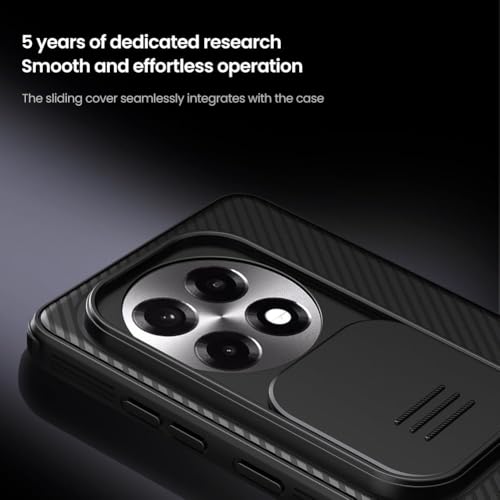 Image of PRITO Nilkin Classic Series Compatible for OnePlus 13-R (1+13R) Case with Camera Cover, [Camera Lens Protector] [Scratch-Resistant] [360 Full Protection] Shockproof Slim Phone Case (Green, 1+13R)