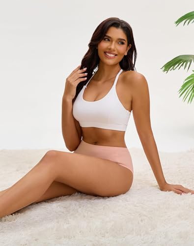 Image of INNERSY Seamless Underwear for Women No Show Bikini Panties Invisible Breathable Hipster 6-Pack