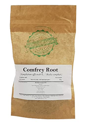 Beinwellwurzel/Symphytum Officinale L/Comfrey Root # Herba Organica # Gemeiner Beinwell, Wallwurz, Komfrei (50g)