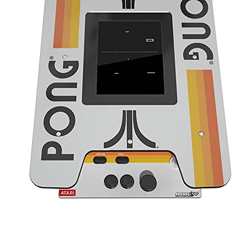 Arcade1Up Atari Pong Home Arcade Machine, 10 Games In 1, 29" Tall Table - Electronic Games