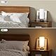 Kakanuo Nachttischlampe mit 3 Farbtemperaturen, Weiß Tischlampe mit Schalter, Leinen-Lampenschirm, Kleine Nachttisch Lampe für Wohnzimmer Schlafzimmer Büro Kinderzimmer(LED Birne Inklusive)