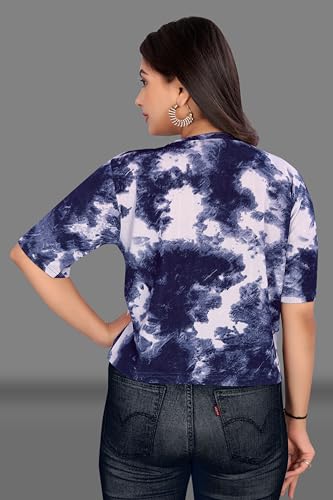 Image of Regolith Designer Sarees Women's Spandex Solid Half Sleeve Regular Fit T-Shirt