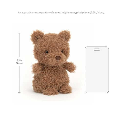 Image of Jellycat Little Bear Stuffed Animal, 7 inches - Teddy Bear Plush Toy - Classic Children's Gift