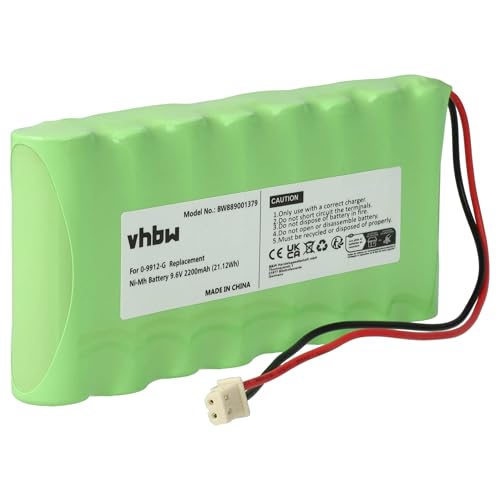 vhbw Batterie Compatible avec Visonic PowerMaxComplete, AmberLink, Powermax Pro, Amber Select système d'alarme (2200mAh, 9,6V, NiMH)