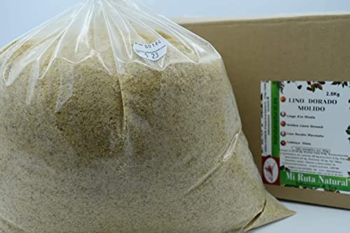 2.5Kg Lino Molido Mi Ruta Natural - SinGluten -Linaza Molida