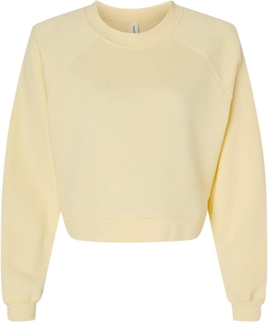 Ladies' Raglan Pullover Fleece - FRENCH VANILLA - M