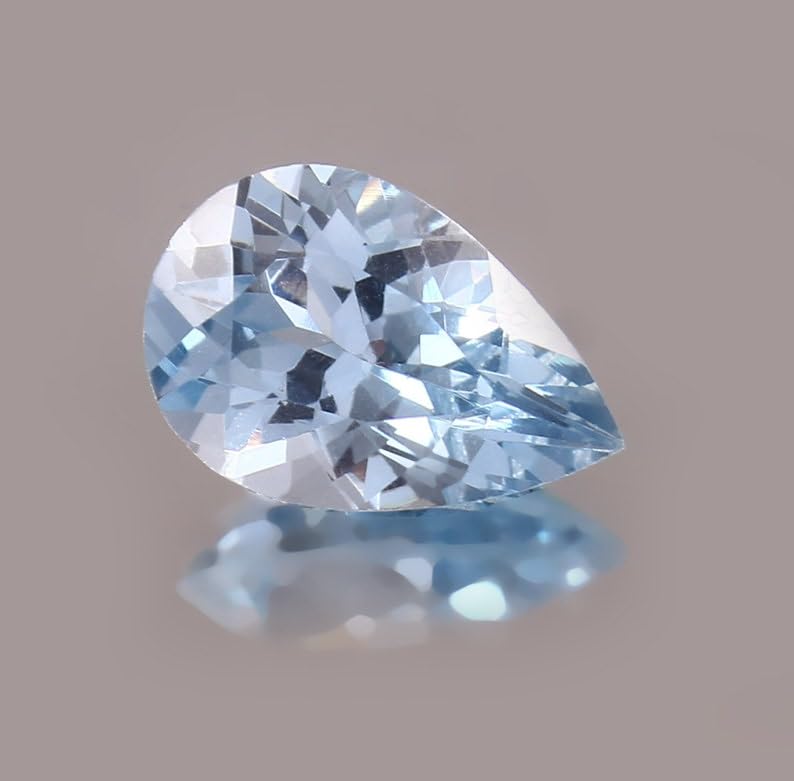 Aigue-marine brésilienne de qualité supérieure 10x15mm facettée pour bijou