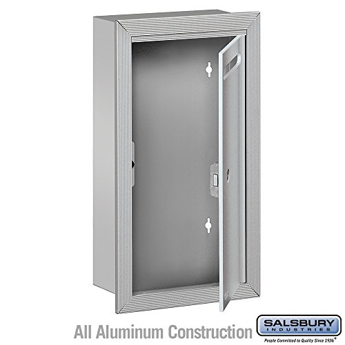 Salsbury Industries 2265Ap Slim Recessed Mounted Letter Box With Commercial Lock, Private Access, Aluminum #TOP1