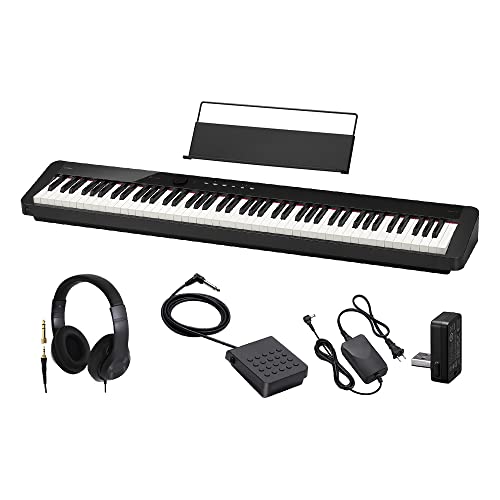 Amazon | CASIO PX-S1100 BK ブラック 電子ピアノ 88鍵盤 ヘッドホン