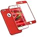 Produktbild kwmobile Handyhülle kompatibel mit Apple iPhone 6 / 6S - Handy Case Hülle - Silikon Cover Schutzhülle Metallic Dunkelrot