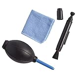 Kit de limpeza 3 em 1 para câmeras e lentes