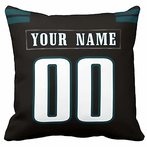 Image of ANTKING Throw Pillow 2 Pack with Custom Name and Number Personalized Gift for Men Women Boys