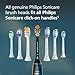 Philips Sonicare S2 Sensitive - Genuine Replacement Electric Toothbrush Heads, White, 3 Pack, HX6053/77