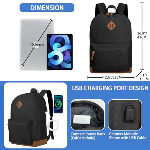 Mochila para hombre y mujer Goloni resistente al agua miniatura 2