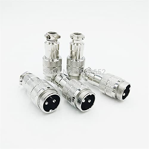 Conector GX16D aviación macho de 16mm JL DF16 circular de 3 pines push-pull chasis 5