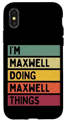 I'm Maxwell Doing Maxwell Things �ʔ������� �X�}�z�P�[�X iPhone X/XS �p