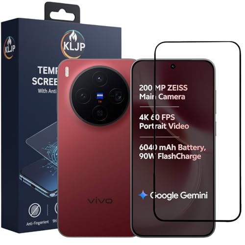 Image of Military-Grade Gorilla Tempered Glass For Vivo X300 With Installation Kit | Edge to Edge Coverage | Black