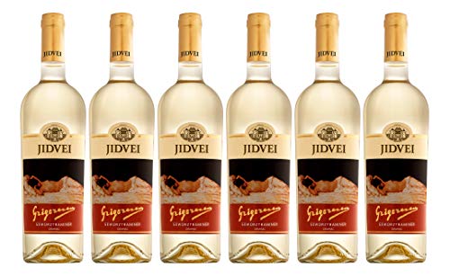 Jidvei | GRIGORESCU Gewürztraminer - Vin Alb demisec | Weißwein halbtrocken aus Rumänien | Weinpaket 6 x 0,75 L D.O.C. + 1 Kugelschreiber Amigo Spirits gratis Cover