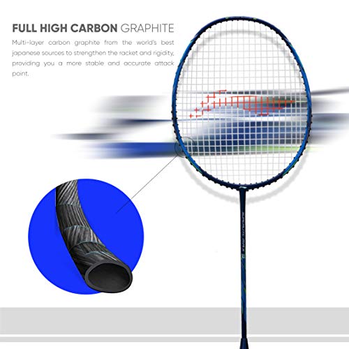 Image of Li-Ning G-Force Superlite Max 9 Carbon Graphite Badminton Racket with Full Racket Cover