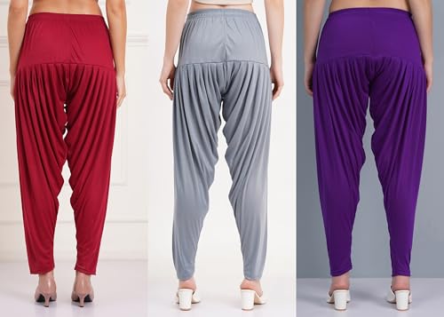 Image of Buy That Trendz Patiala Salwar for Women Relaxed Fit Viscose Patiyala Salwar Harem Bottom Pants