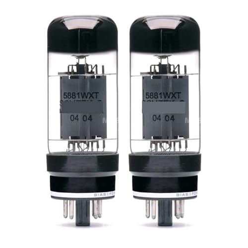 2 pezzi di tubi a vuoto 5881WXT 6L6WC con adattamento di corrente
