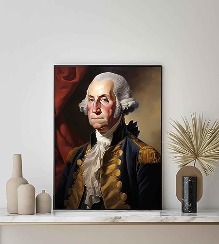 Homeartprint George Washington Art Print Poster, Official Presidential Portrait Artwork Wall Decor thumb #3