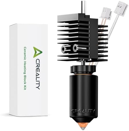 Creality Official K2 Pro Ceramic Heating Block Hotend Kit, Upgraded Larger Cavity, with Quick-swap Nozzle Kit, Supports 350°C High Temperature Extruder Hotend Kit for 3D Printers K2 Pro Combo