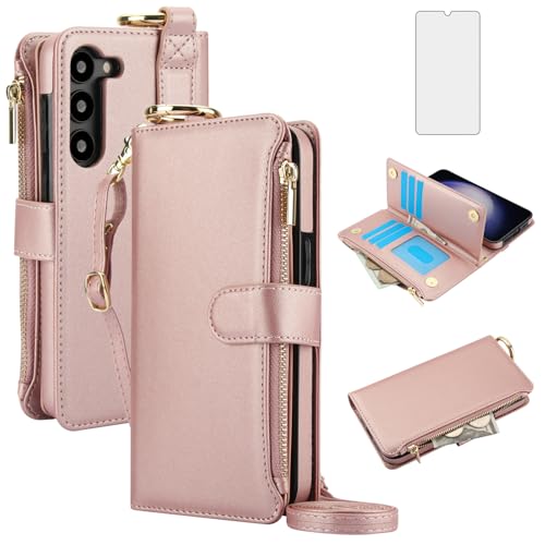 Coque Samsung Galaxy A14 avec blocage RFID et bandoulière amovible Asuwish